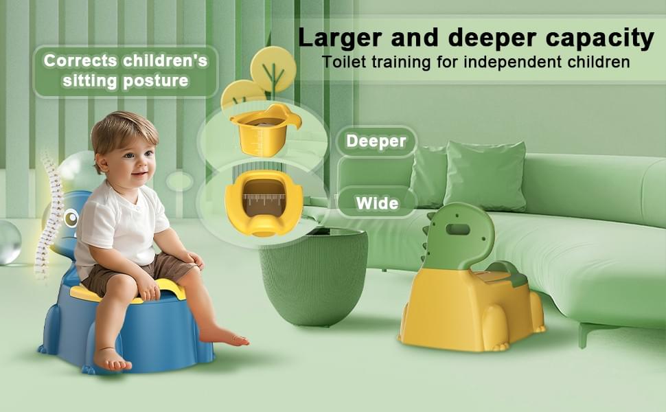 Potty Toilet - Play with Little Dinosaur