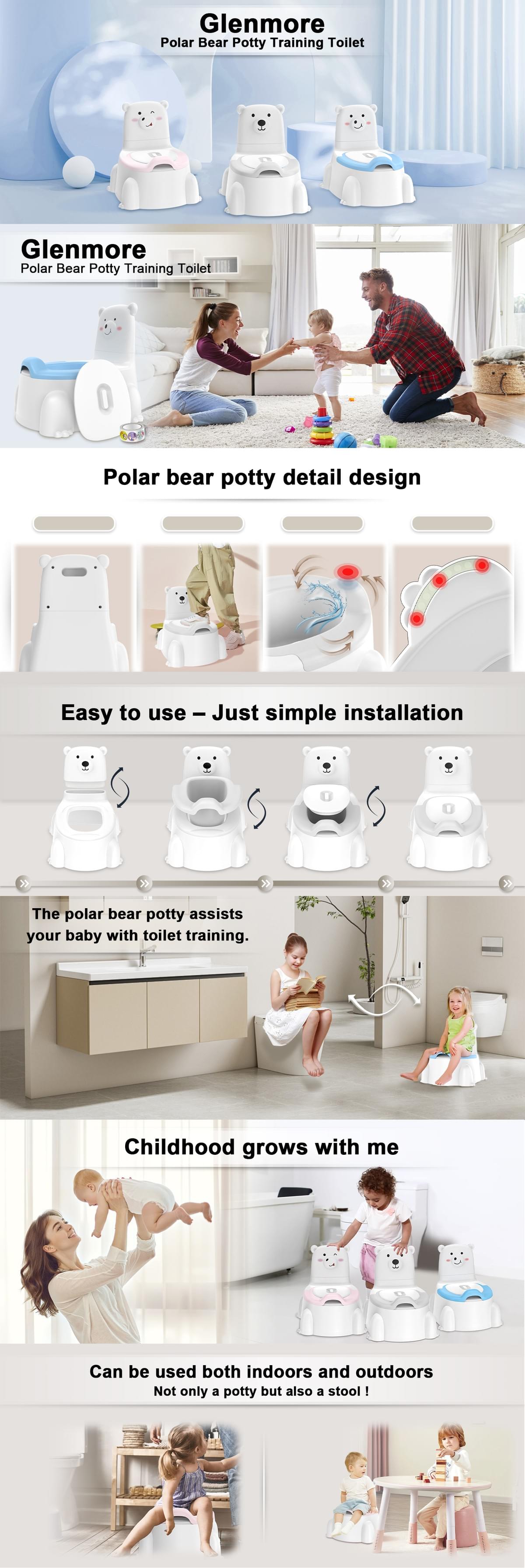 Potty Toilet - Play with Little Polar Bear