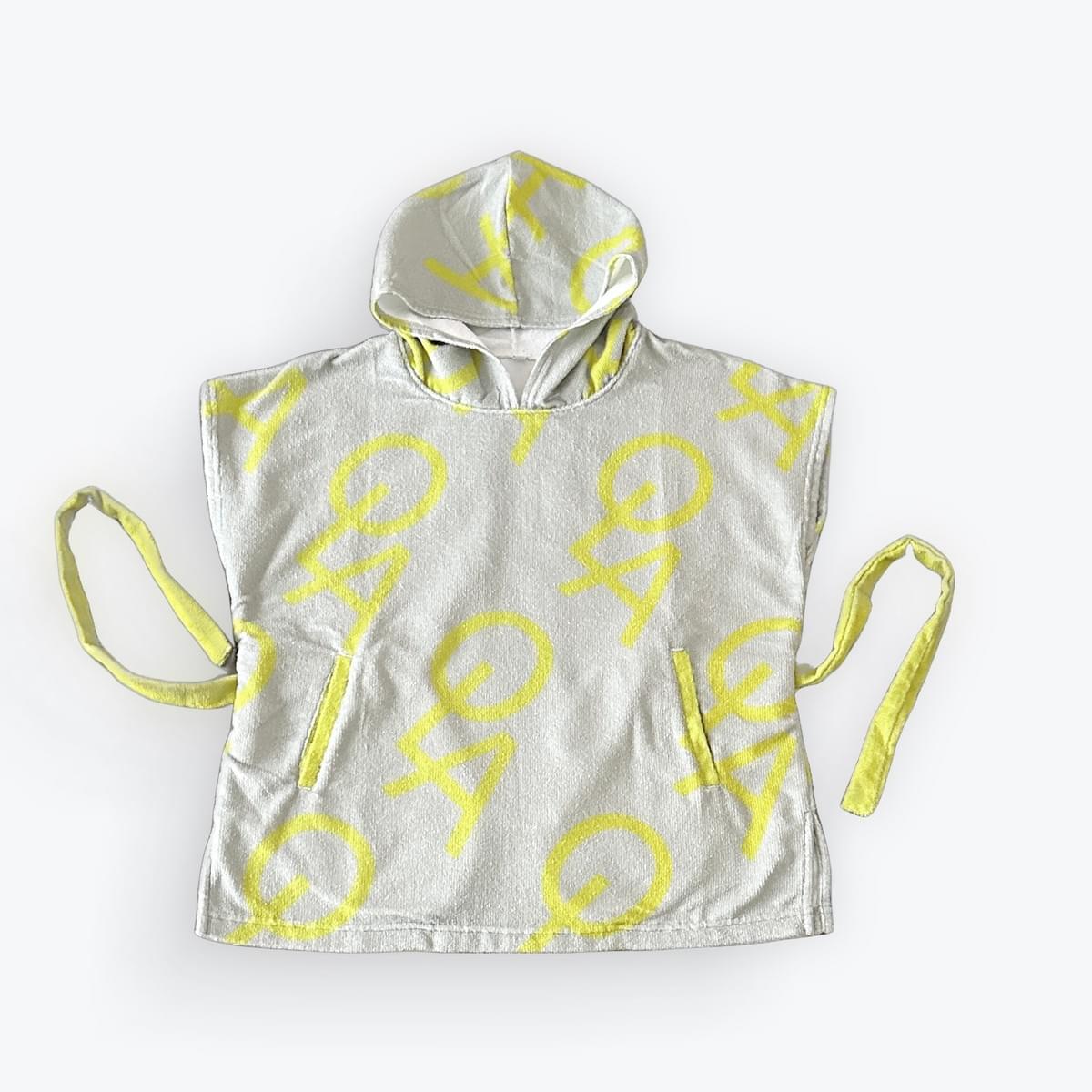 Hoodie Quick Dry Strips Beach Poncho