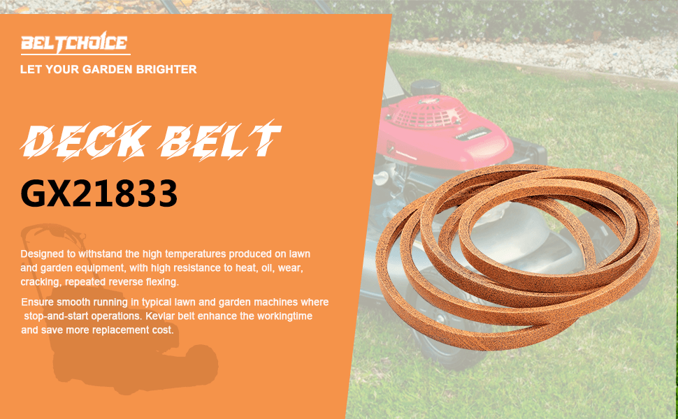 GX21833 Lanw Mower Belt, 141