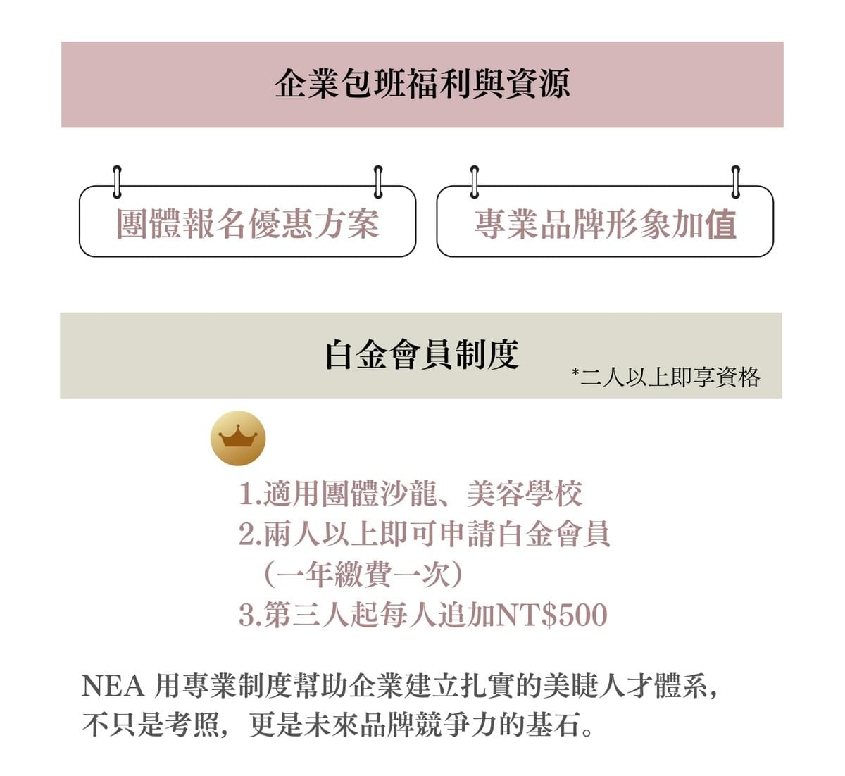  NEA日式美睫檢定/衝刺班【企業包班】