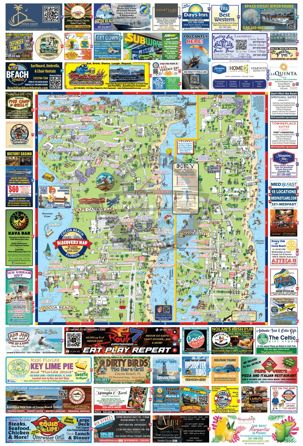 Free trip planner map guide locals Port Canaveral cruise