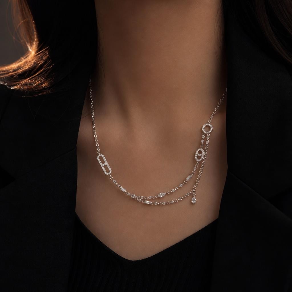 Teardrop Chain Necklace — Night Shift Collection