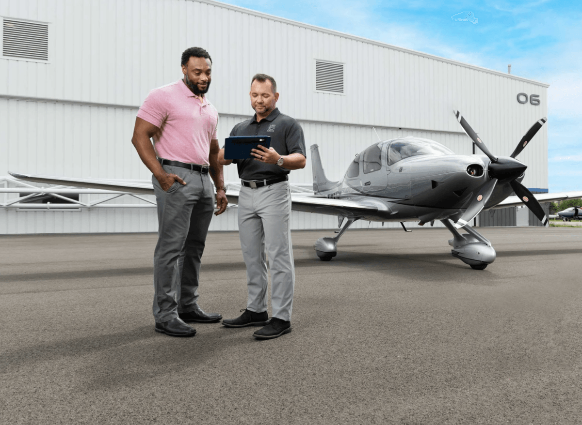 Elevate Your Aviation Skills with Our Cirrus Training Take Flight with Confidence Headline Upgrade Your Life. Subhead "Cirrus Training Made Simple. Adventures Made Possible". Successful businessmen struggle to find reliable flight training for Cirrus Aircraft. The Ohio Flight Center offers streamlined training that fits busy lifestyles, empowering you to fly confidently. Put time back into your life while Experiencing the thrill of flying your own Cirrus and enjoy new found freedom to live your adventures.