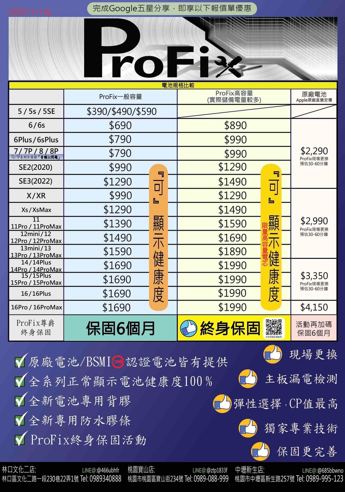 2025年iPhone電池更換價格表，高容量電池廣受好評。原廠電池現廠更換