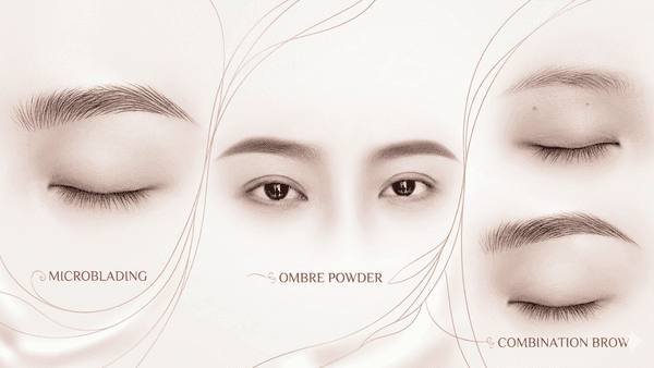 竹北愛美女王精品霧眉作品集：整合仿真毛流 (Microblading)、漸層霧眉 (Ombre Powder) 與綜合眉 (Combination) 三種專業技術。我們依據顧客眼型客製化設計，打造自然亮眼且持久的精緻眉型。