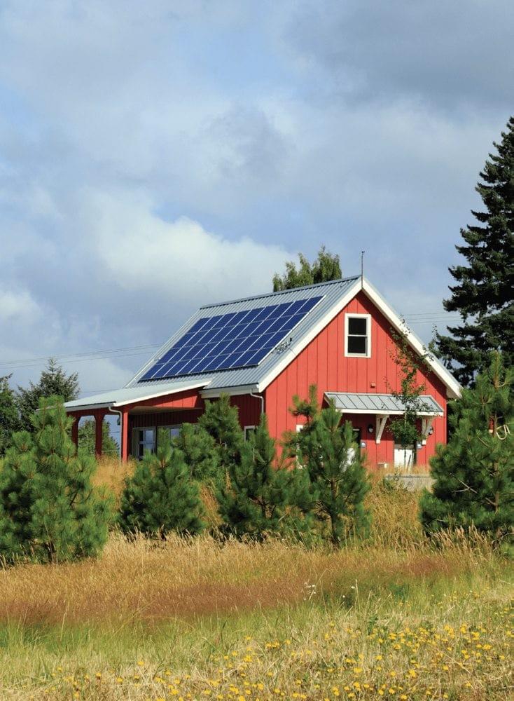 Solar Panels on Barn in Lindale TX
