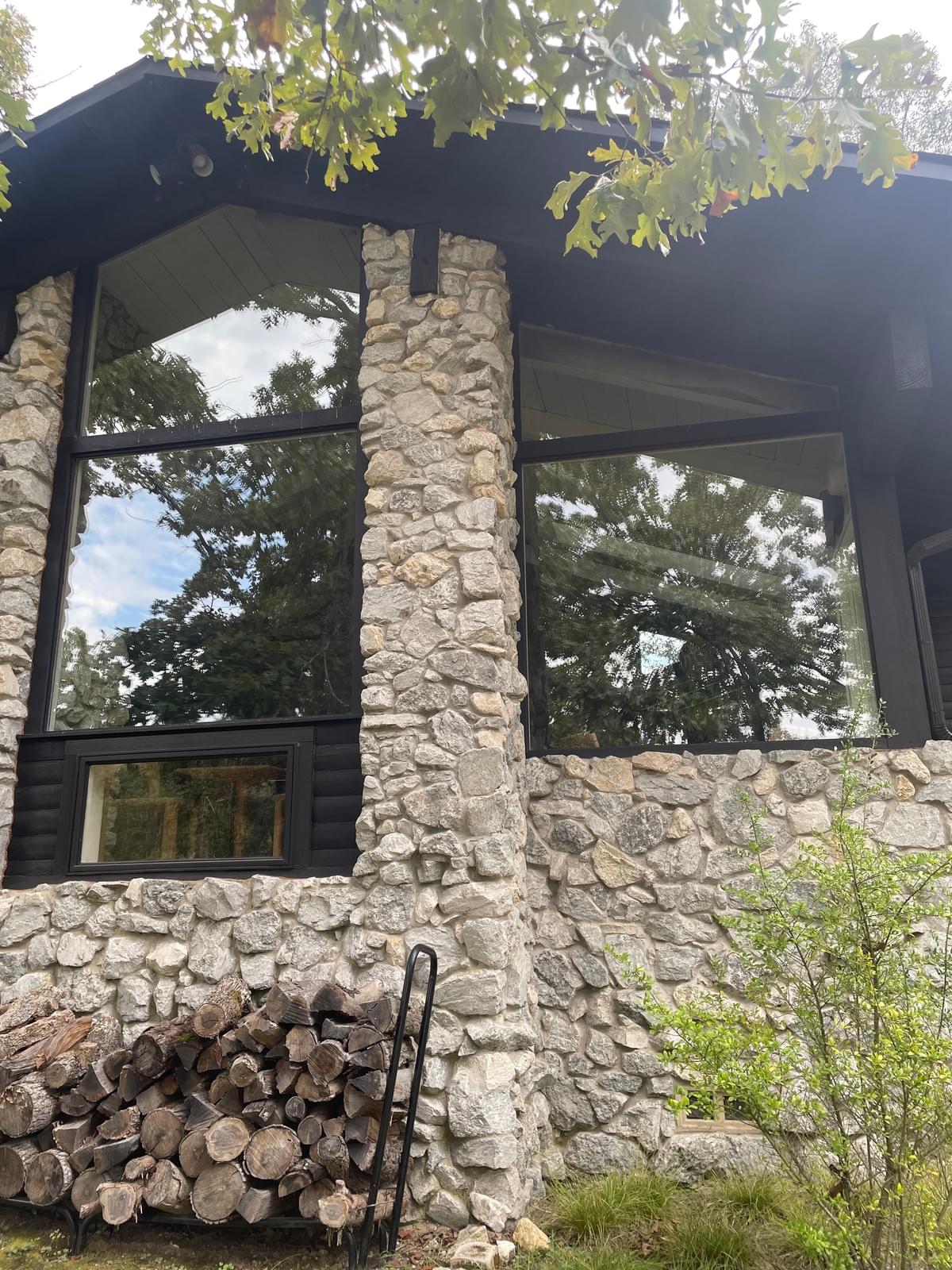 Residential Window Cleaning Before and After Midlothian TX