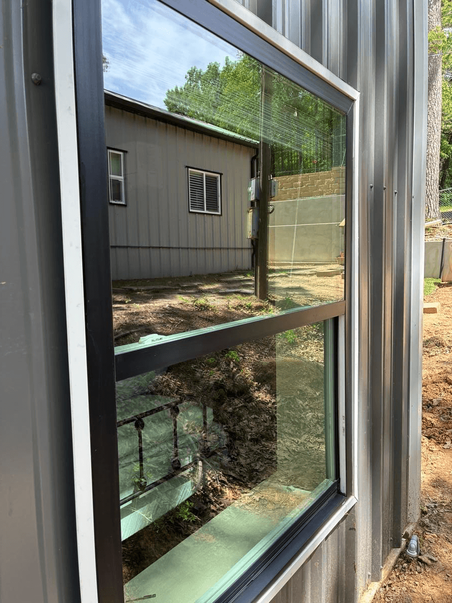 Residential Window Cleaning Before and After Midlothian TX