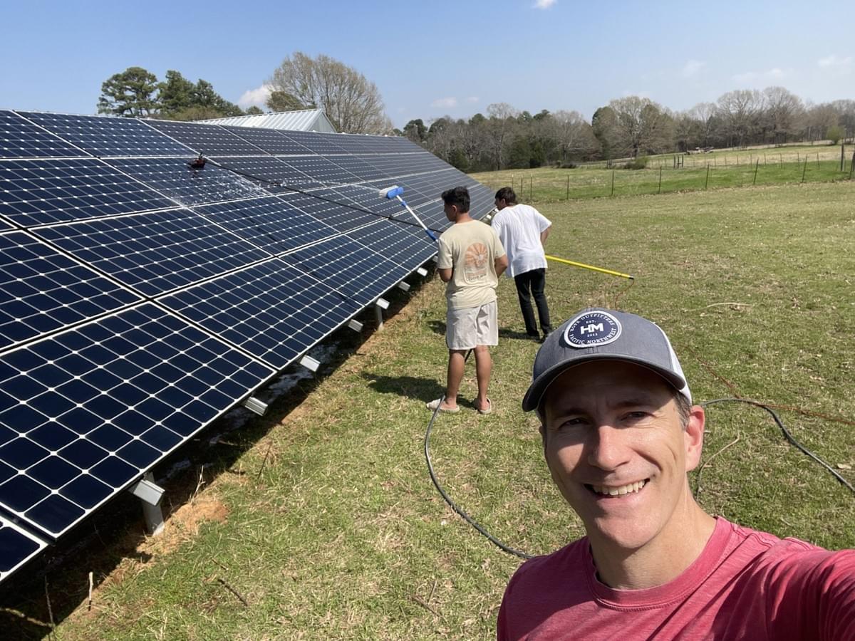 Chandler Texas solar panel cleaning