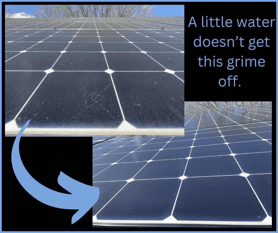 Solar Panel cleaning is essential for Winona TX and Big Sandy Texas home