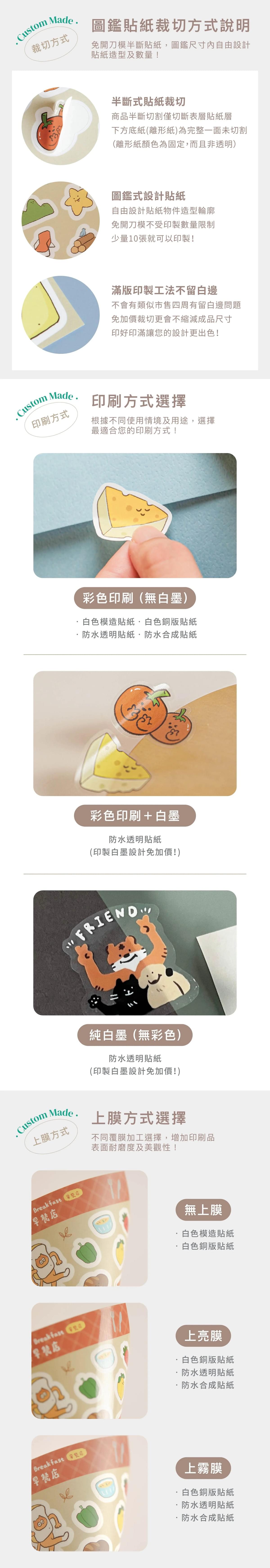 客製化圖鑑貼紙