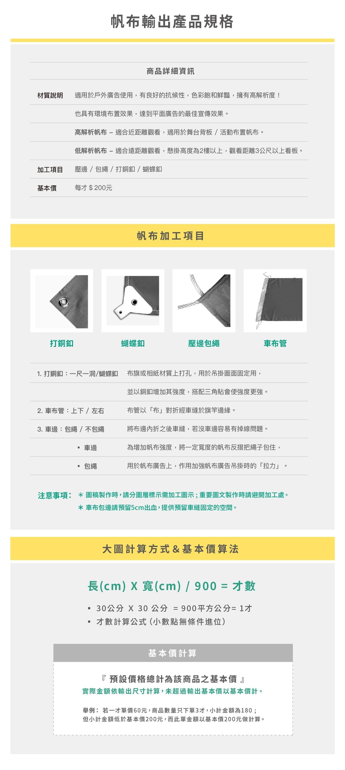 帆布輸出