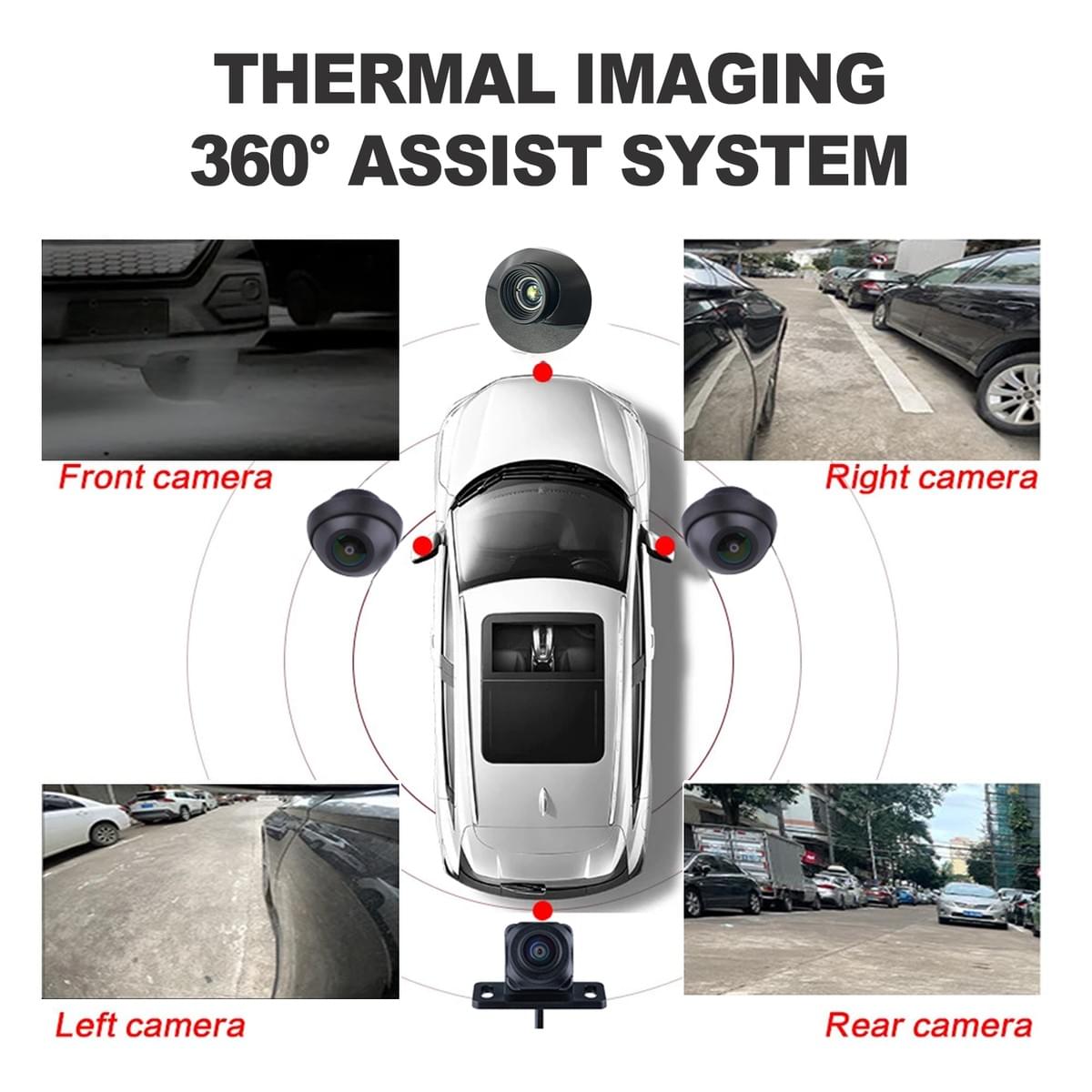 LHODR Universal car Thermal imaging 360P for Android and Linux screen AV Interface