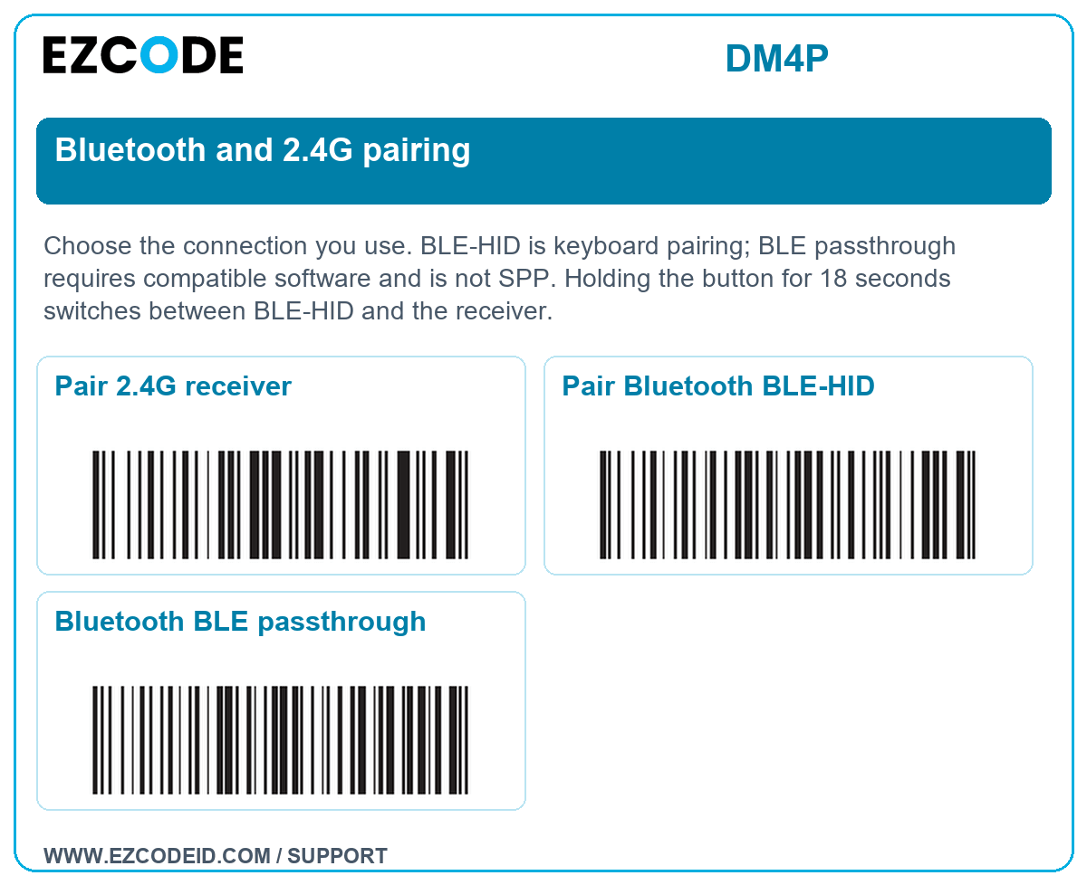 Pair 2.4G receiver