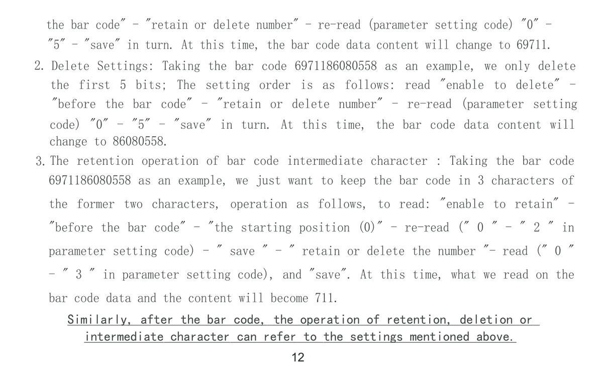 Data trimming instructions - part 2