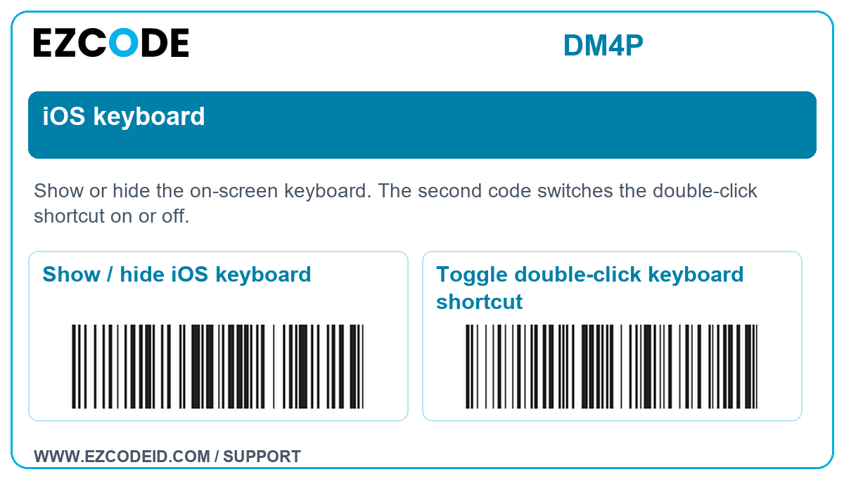 Show / hide iOS keyboard