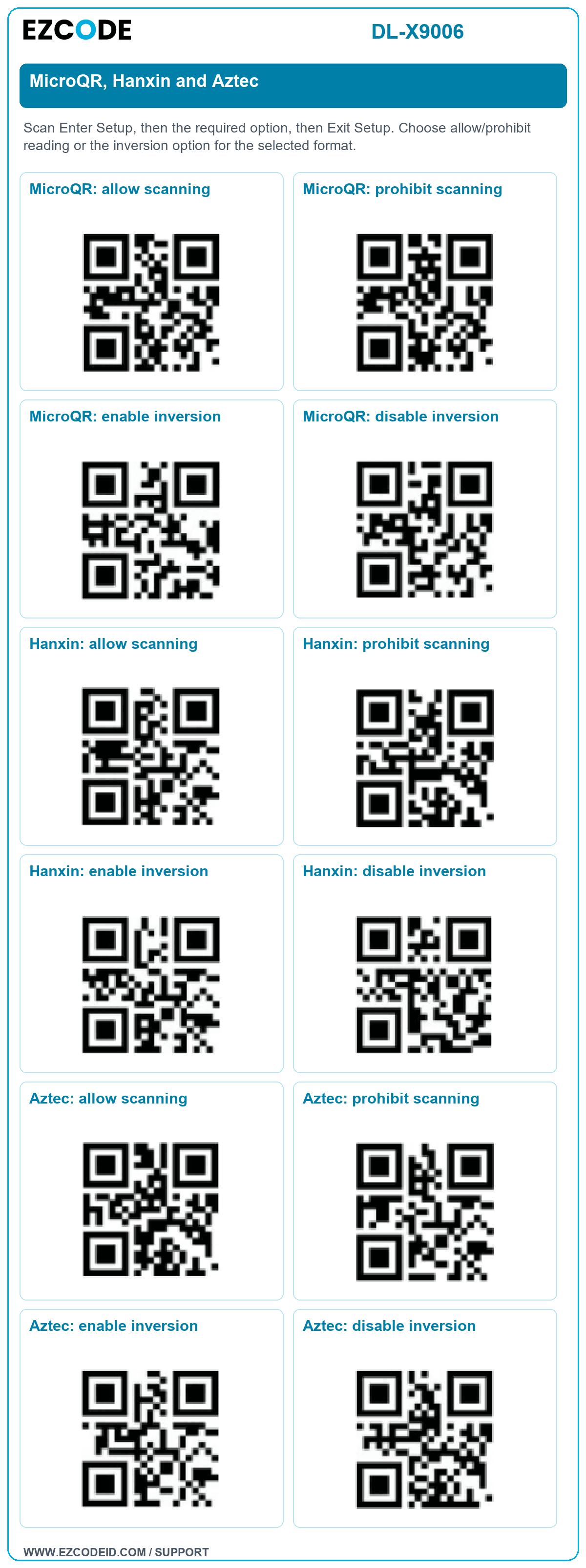 MicroQR: allow scanning