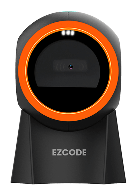 EZCODE 8800F orange-red desktop USB scanner