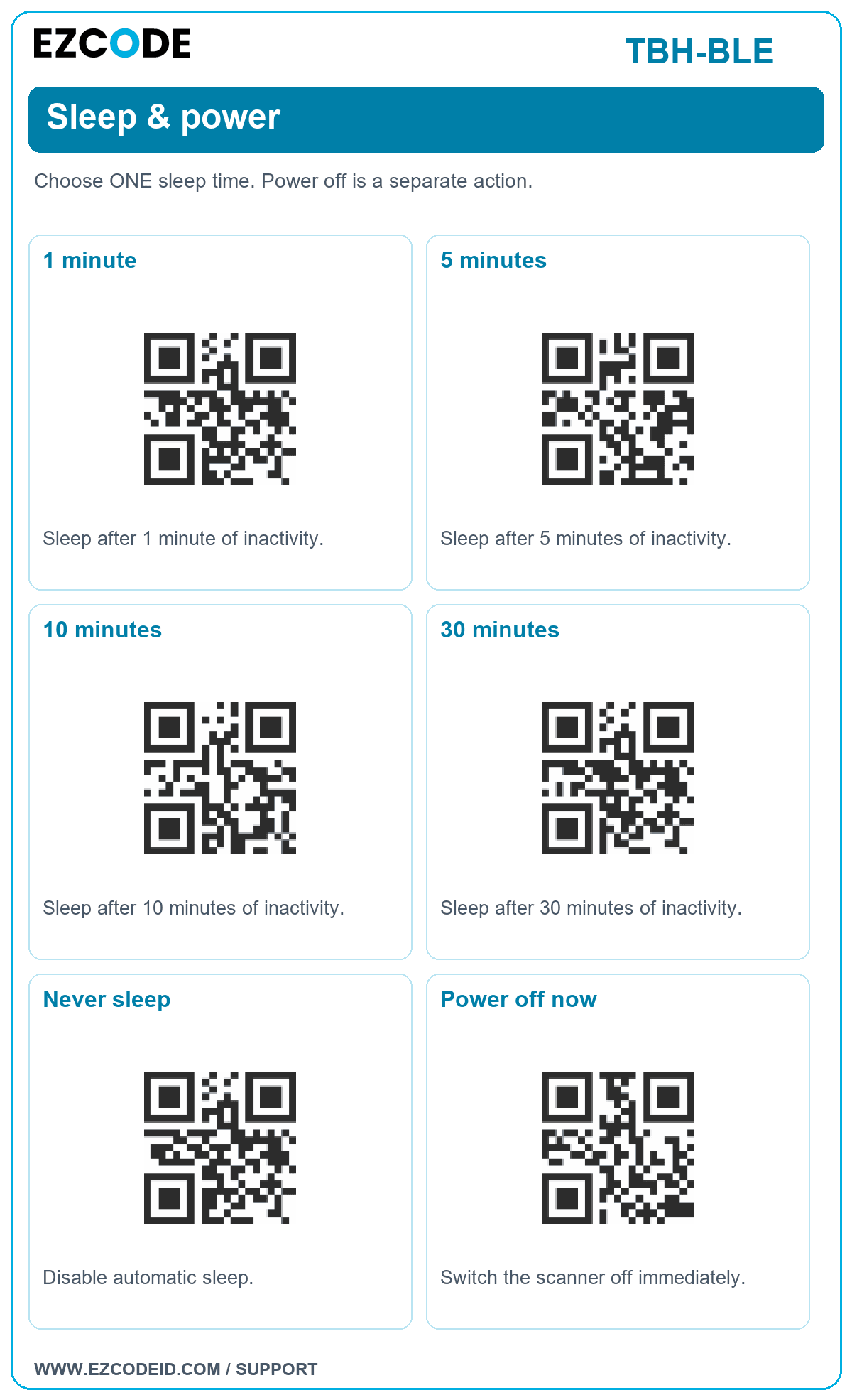 1 minute setting code