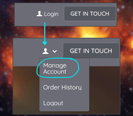 In the upper right of the screen, this icon will change when you are logged in to the website. In the upper right of the screen, this icon will change when you are logged in to the website.
