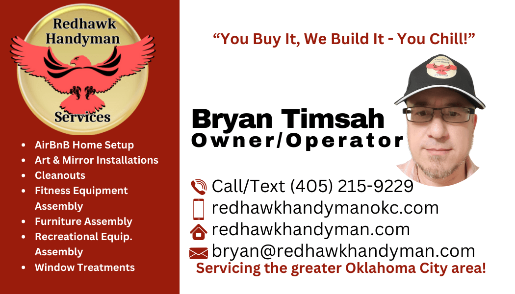 virtual business card | Redhawk Handyman Services OKC