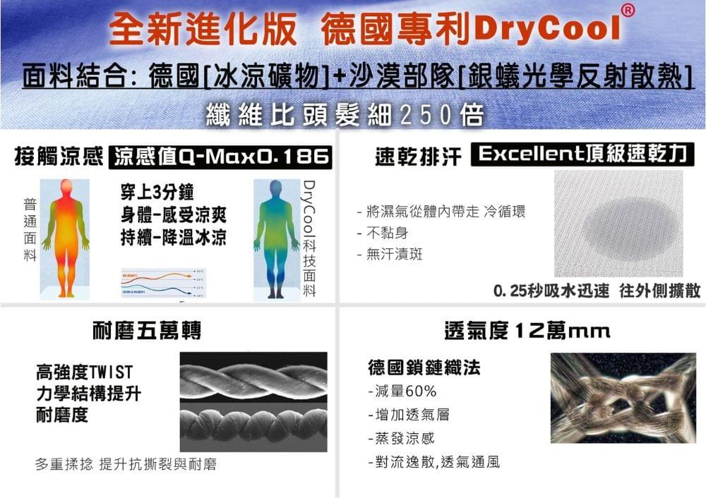男款冰冷科技親膚高機能短袖上衣(DMT2512 三色可選)