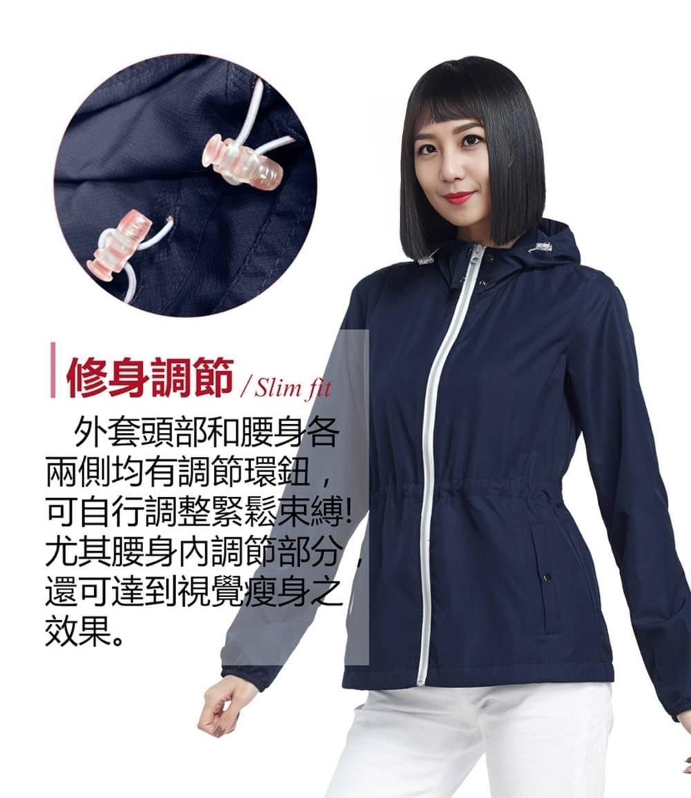 女款修身超輕薄抗曬連帽口袋收納防曬外套(SJL002 三色可選)