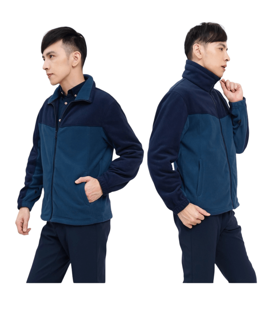 男款國際專業級極地禦寒高防水防風兩件式外套(DMJ002 丈青/鐵灰)