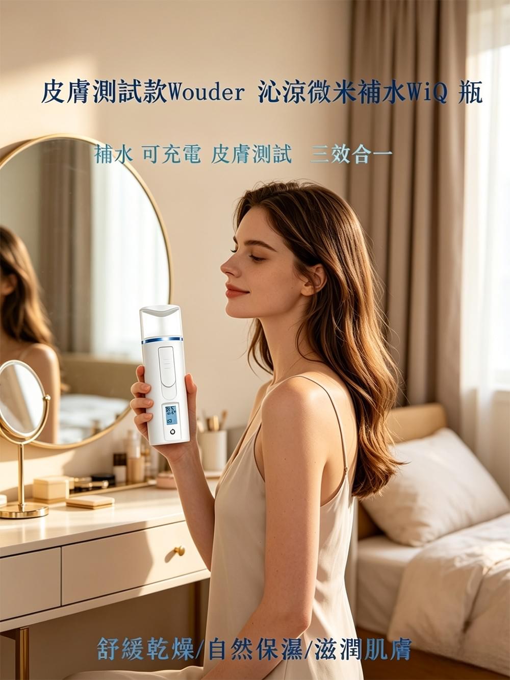 沁涼輕巧行動奈米噴霧/補水水霧儀 CW01