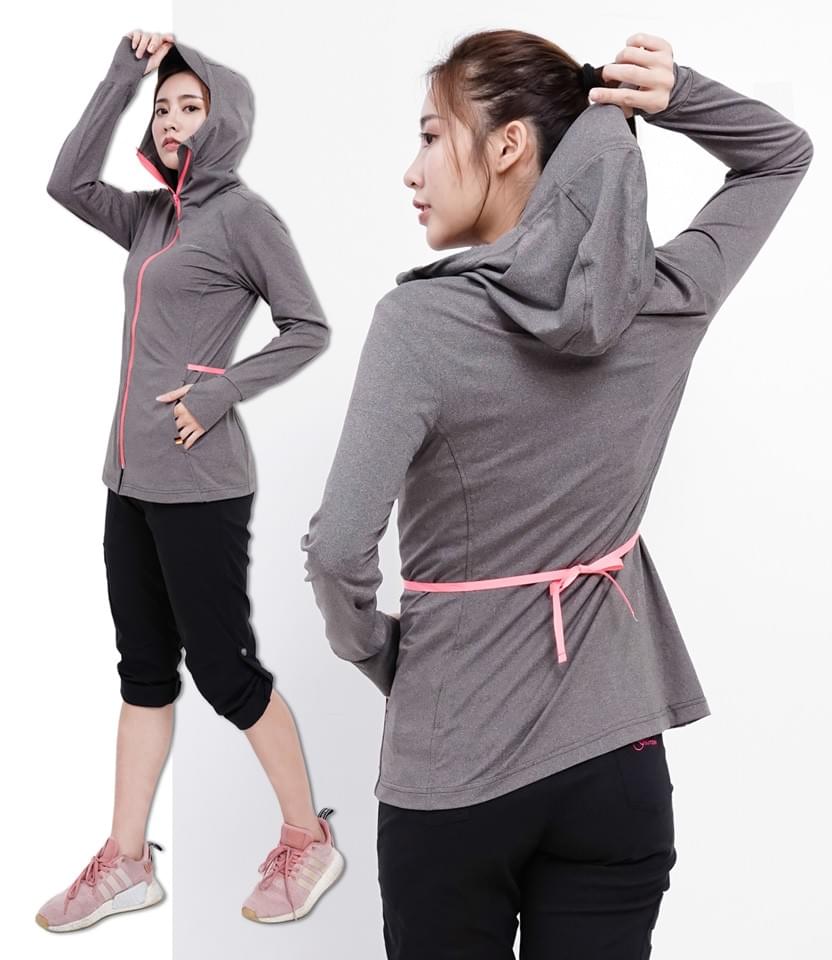 女款全方位高度防曬UPF50+吸濕排汗透氣速乾長袖風衣外套(SJL001 三色可選)