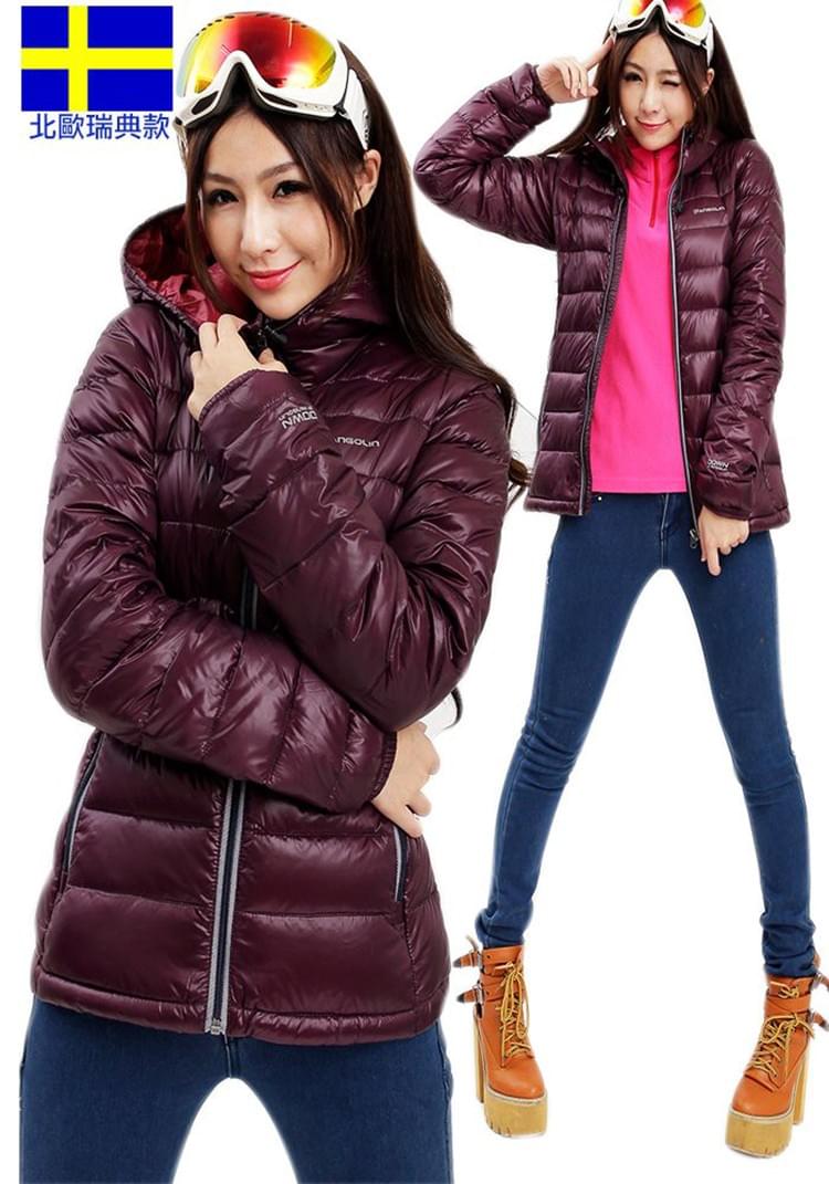 瑞典款極地水鳥羽絨 Jis90/10 Extra Light女款極輕量連帽外套(PL-1602) 歐規