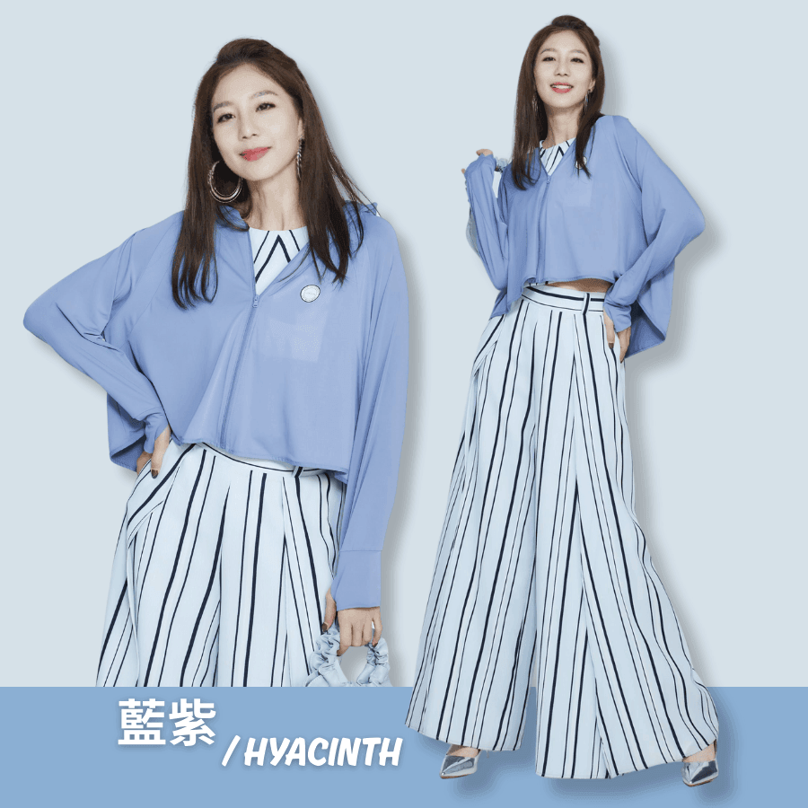 女款機能涼感輕盈抗夏防曬外套(HJL2501 藍紫/嫩粉/氣質灰)