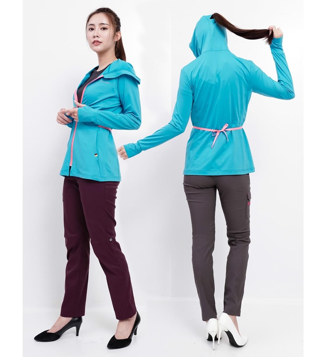 女款全方位高度防曬UPF50+吸濕排汗透氣速乾長袖風衣外套(SJL001 三色可選)