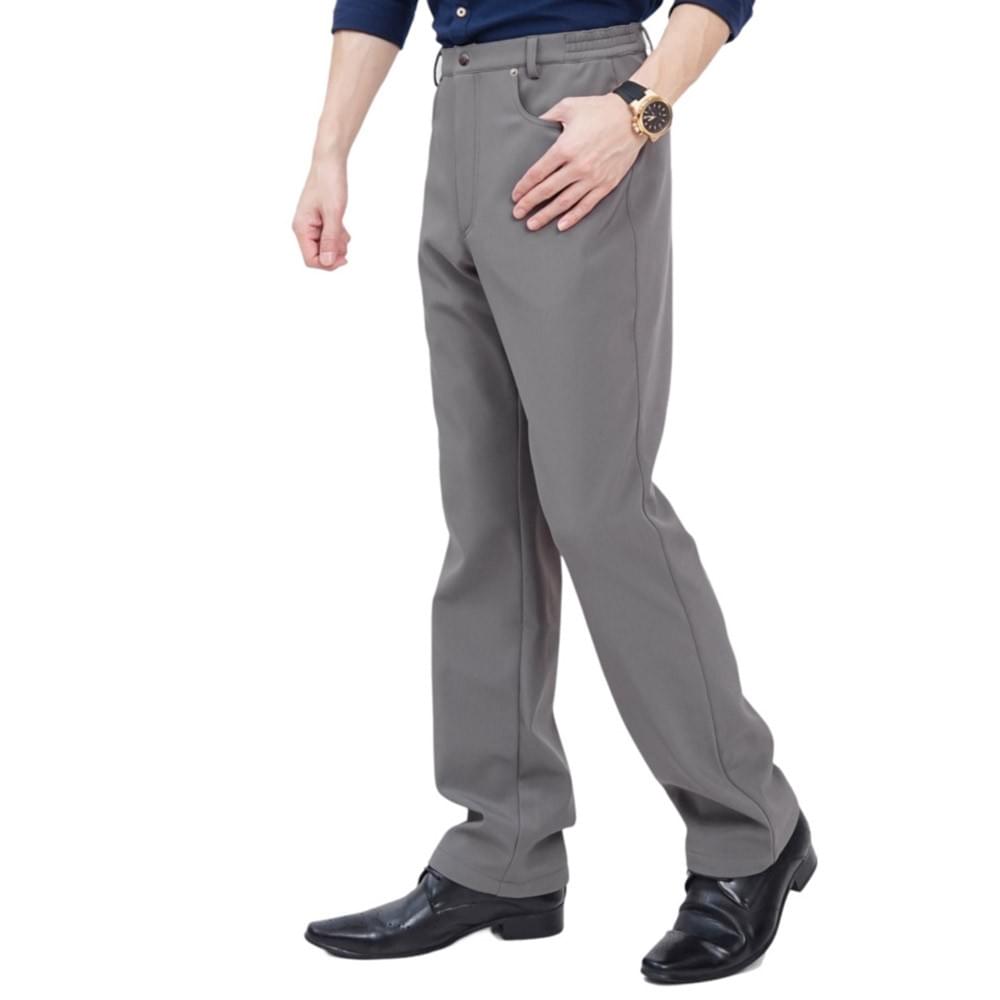 抓絨防風防潑水三層貼合彈性輕量軟殼褲保暖褲(HMP007 銷光灰)