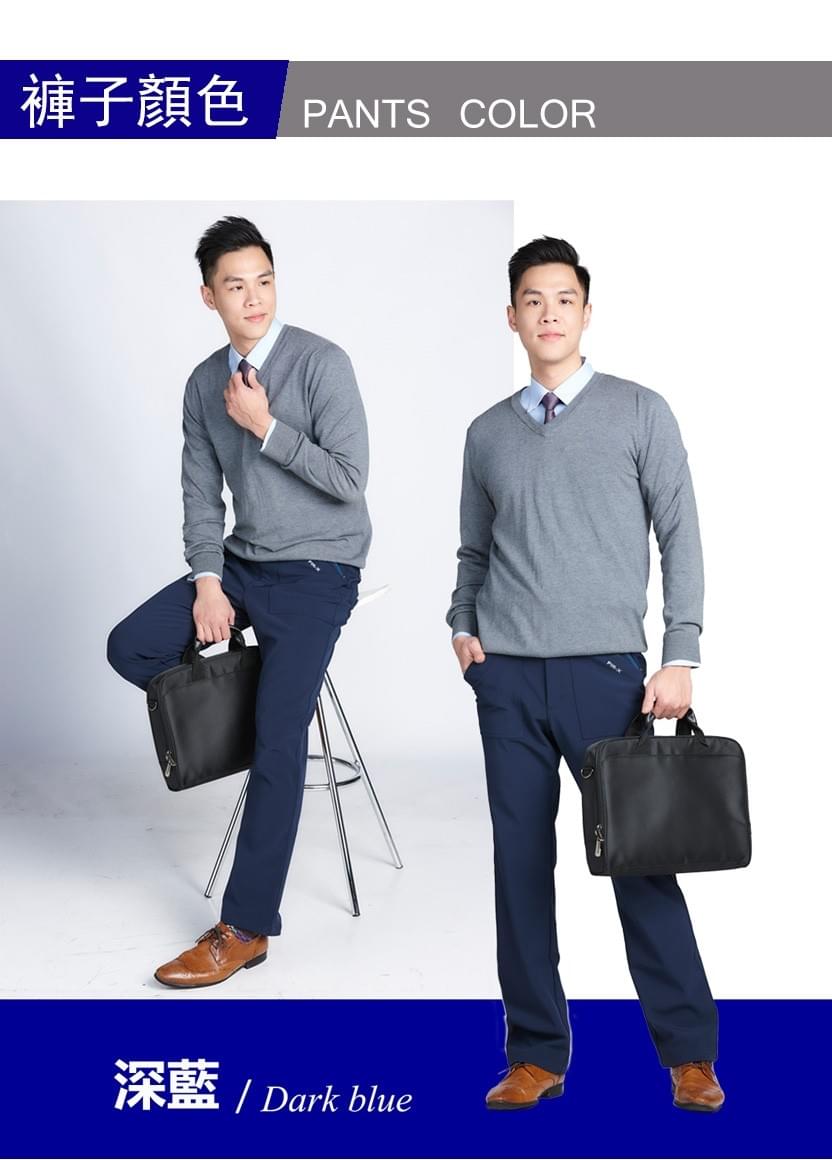 男款石墨烯FIR-X禦寒昇溫防風防潑水三層暖殼褲抓絨長褲(HMP018 銷光灰/深藍)