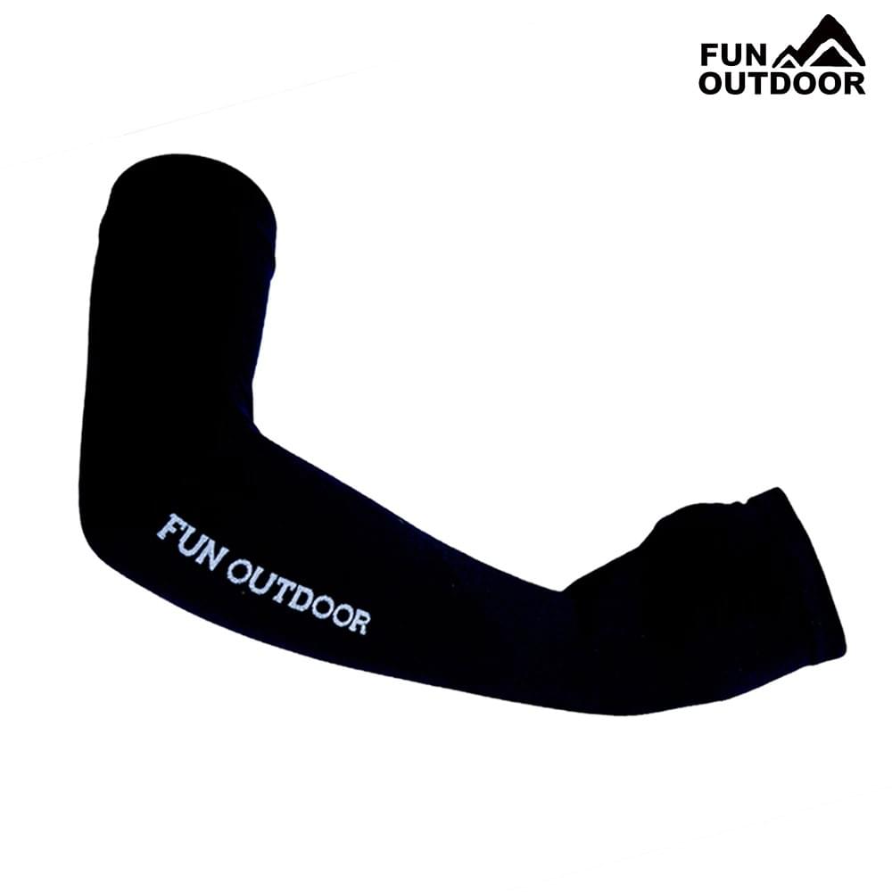 【戶外趣】超輕彈活動涼感舒適防曬透氣可露指 袖套(1616 黑色/粉紅/白色)