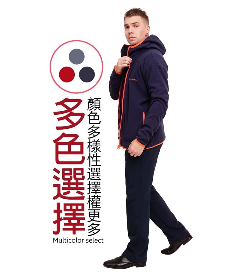 男款極地蓄熱保暖天鵝絨厚刷連帽外套(DM1804 三色可選)