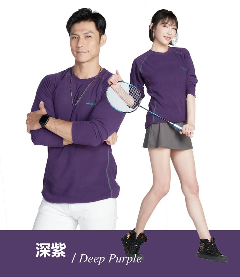 中性款圓領抓絨長袖上衣(DML2201)