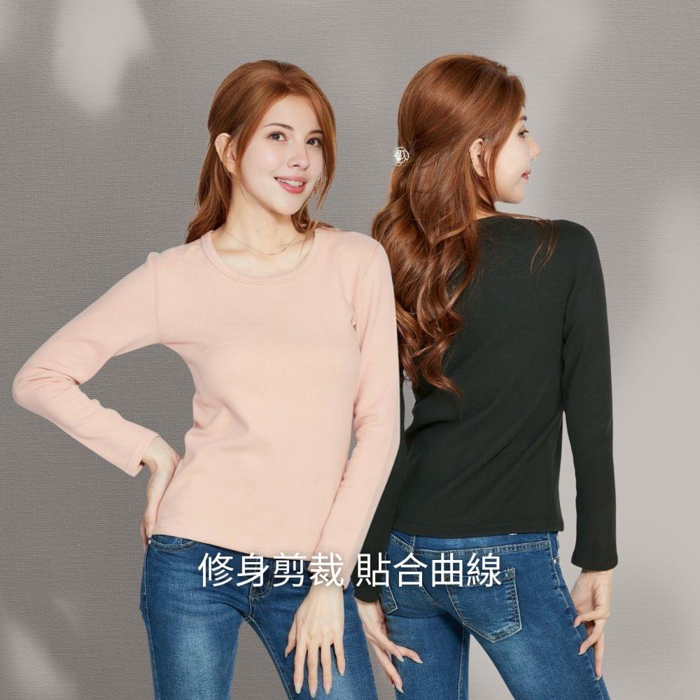 女款羊毛蠶絲遠紅外線紗厚保暖發熱衣(DWS2501 三色可選)