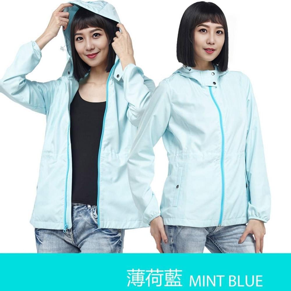 女款修身超輕薄抗曬連帽口袋收納防曬外套(SJL002 三色可選)