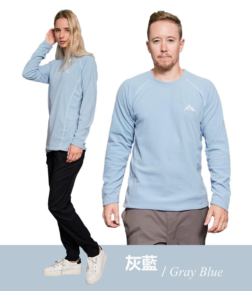 中性款個性品牌超細搖粒絨禦寒保暖圓領上衣(DML2306)