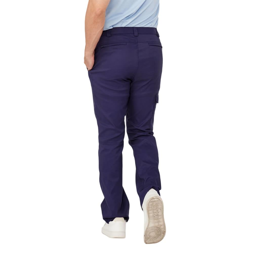 男多口袋輕薄快乾萊卡UPF50+防曬超彈長褲(HPM001S 銷光灰/丈青)