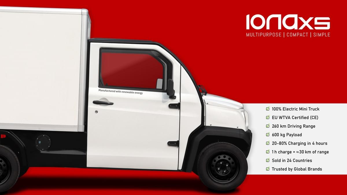 Jonway EV IONAxs Brochure 2025  / Electric mini truck