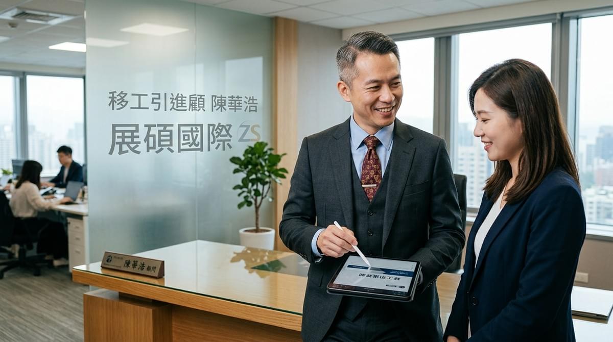 展碩國際移工引進顧問陳華浩-提供專業外籍幫傭申請諮詢與代辦服務