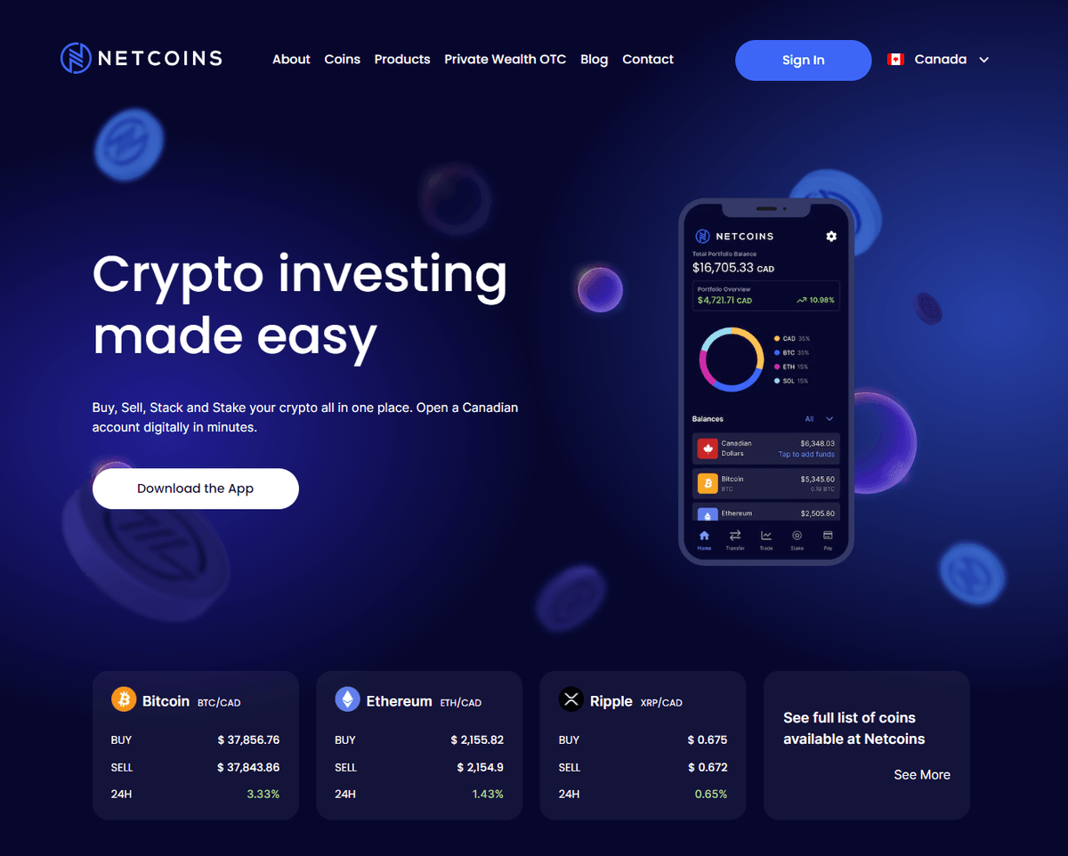 Ndax login Screenshot