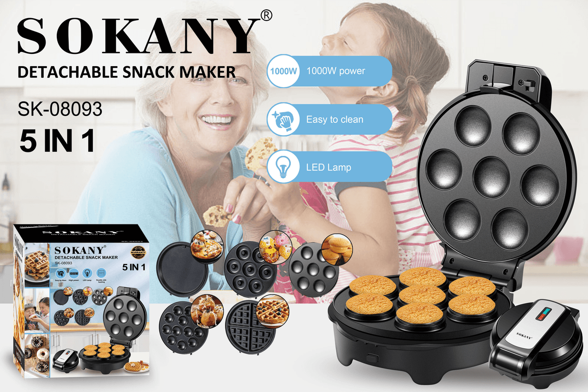 Maquina de Pancake 5 IN 1 SK-08093