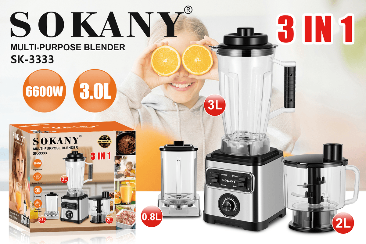 Procesador de alimentos multifuncional SK-3333