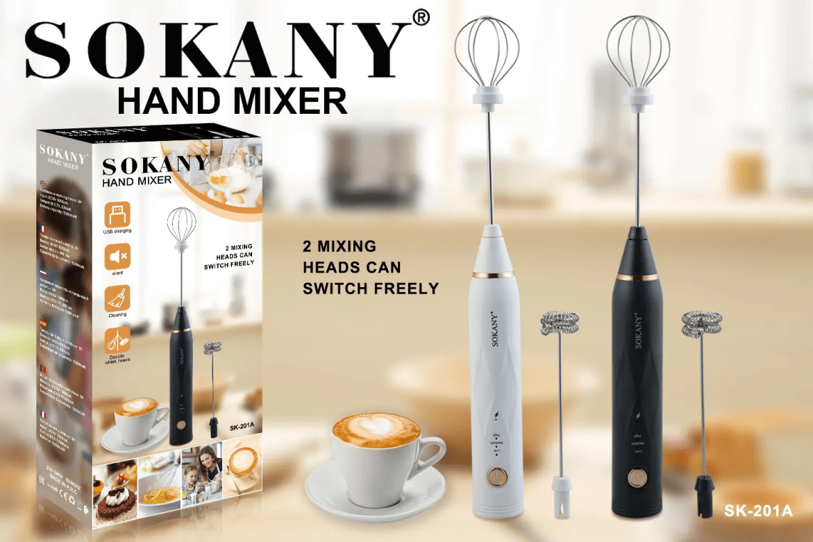 BATIDOR DE MANO SOKANY SK-201A