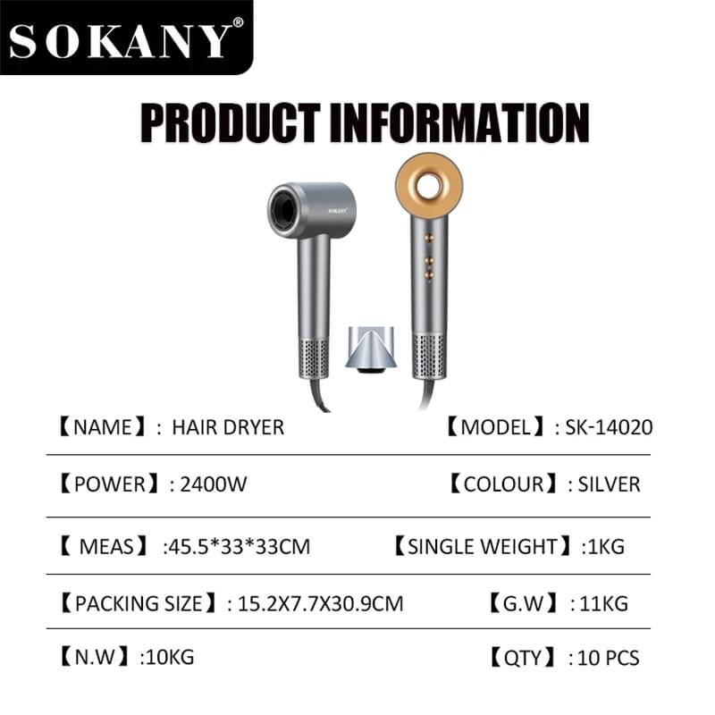 Secador de pelo portátil de viaje SK-14020